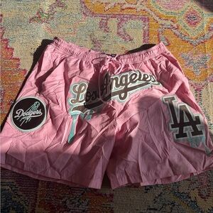 Pink Los Angeles Dodgers Shorts